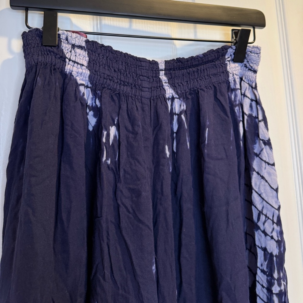 Boho Me Purple Tie Dye Wide Leg Flowy Pants Size M - Picture 6 of 8